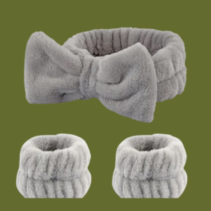 Head and Wrist bands Grey