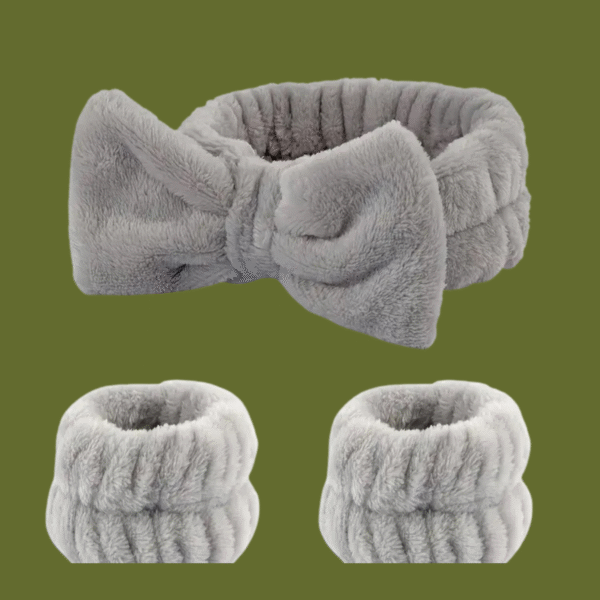 Head and Wrist bands Grey