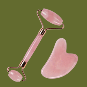 Gua Sha & Roller Facial Tool Pink